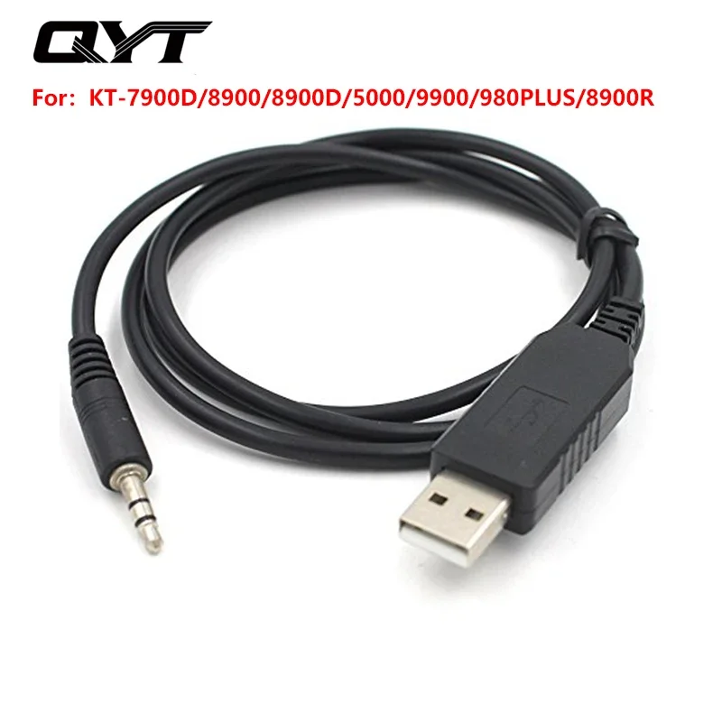 QYT 105cm Original Porgramming Cable For QYT KT-7900D/8900/8900D/8900R/5000/9900/980PLUS Car Radio