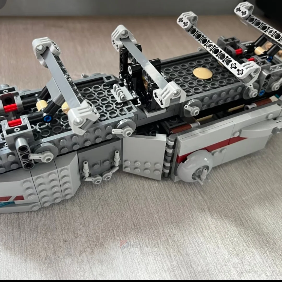 2025 Republic Scene Turbo Tank Building Blocks Set 813PCS Creative Assembly  Adults Kids Birthday Christmas Holiday Gifts a a