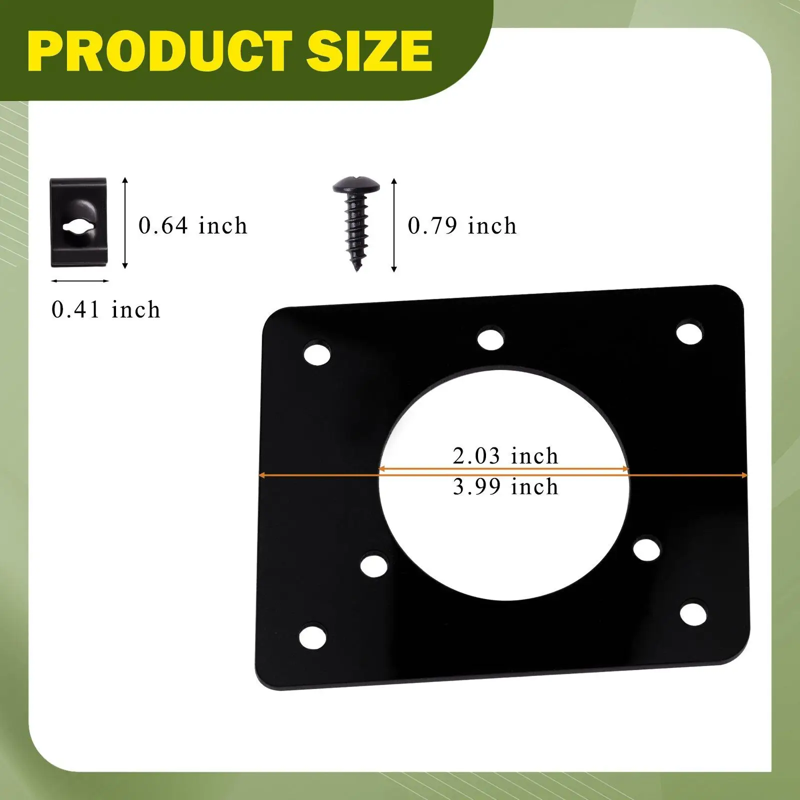 Golf Cart Charging Port Adapter Professional Receptacle Board Connector
