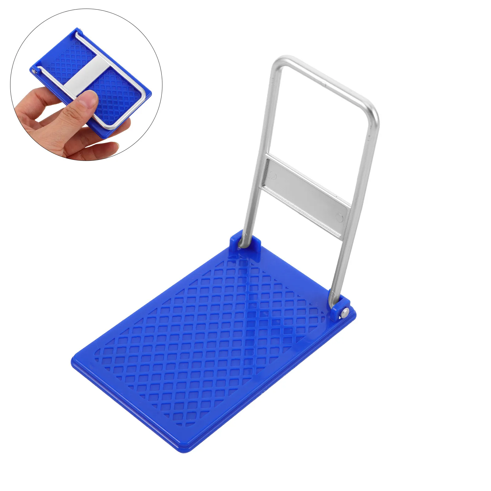 

10Pcs Mini Folding Shopping Cart Miniature Platform Trolley with Wheels Versatile Use in Dollhouse DIY Decor Realistic Scene