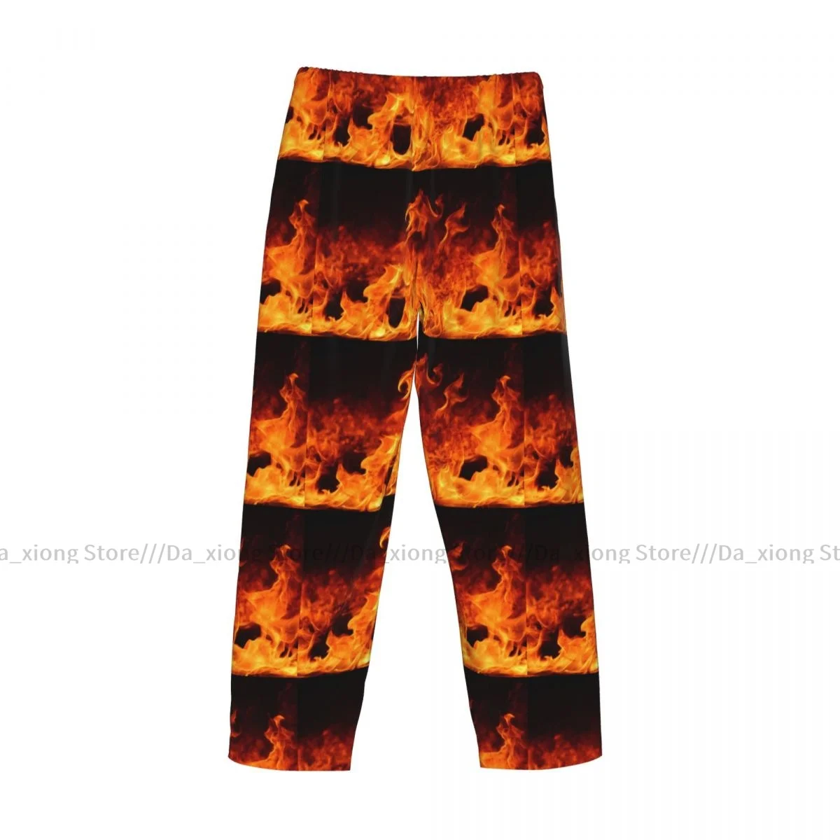 Men\'s Casual Pajama Sleeping Pants Fire Lounge Loose Trousers Comfortable Nightwear