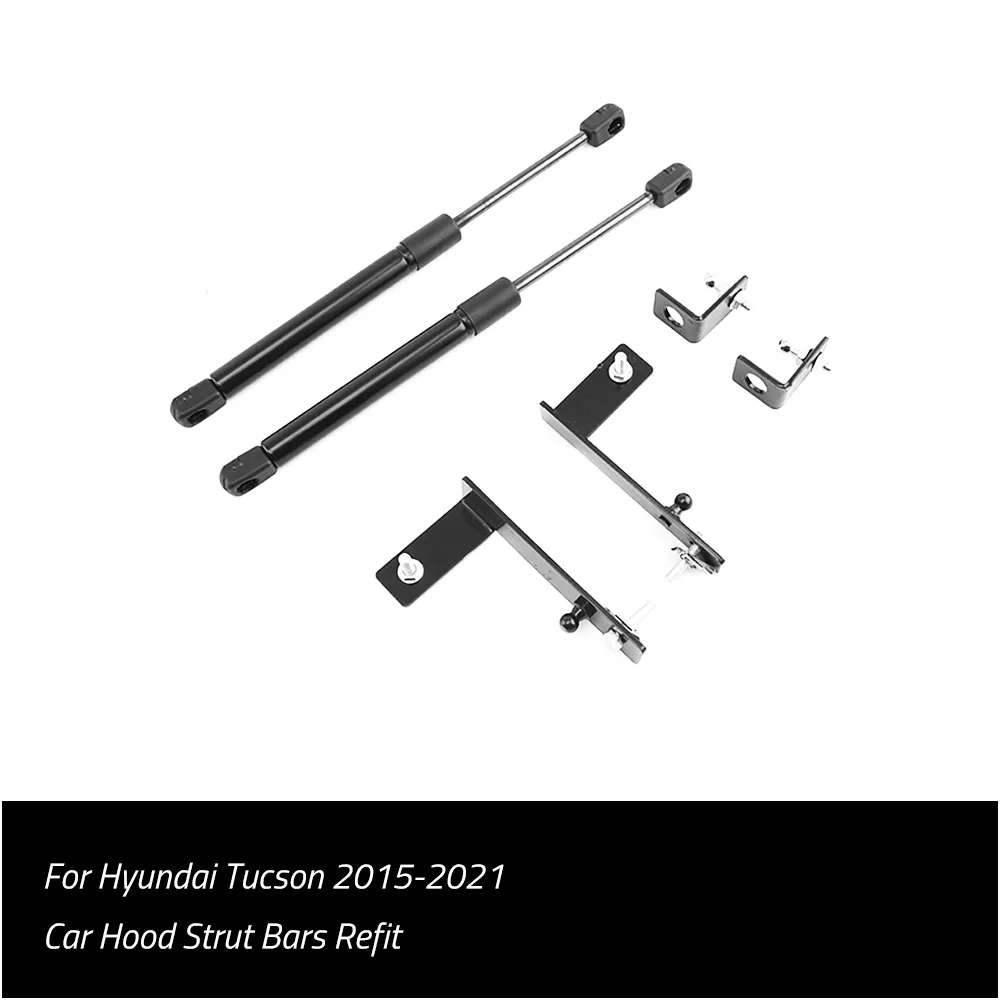 Car Front Hood Bonnet Cover Support Gas Spring Shock Hydraulic Rod Strut Bars For Hyundai Tucson 2015-2021