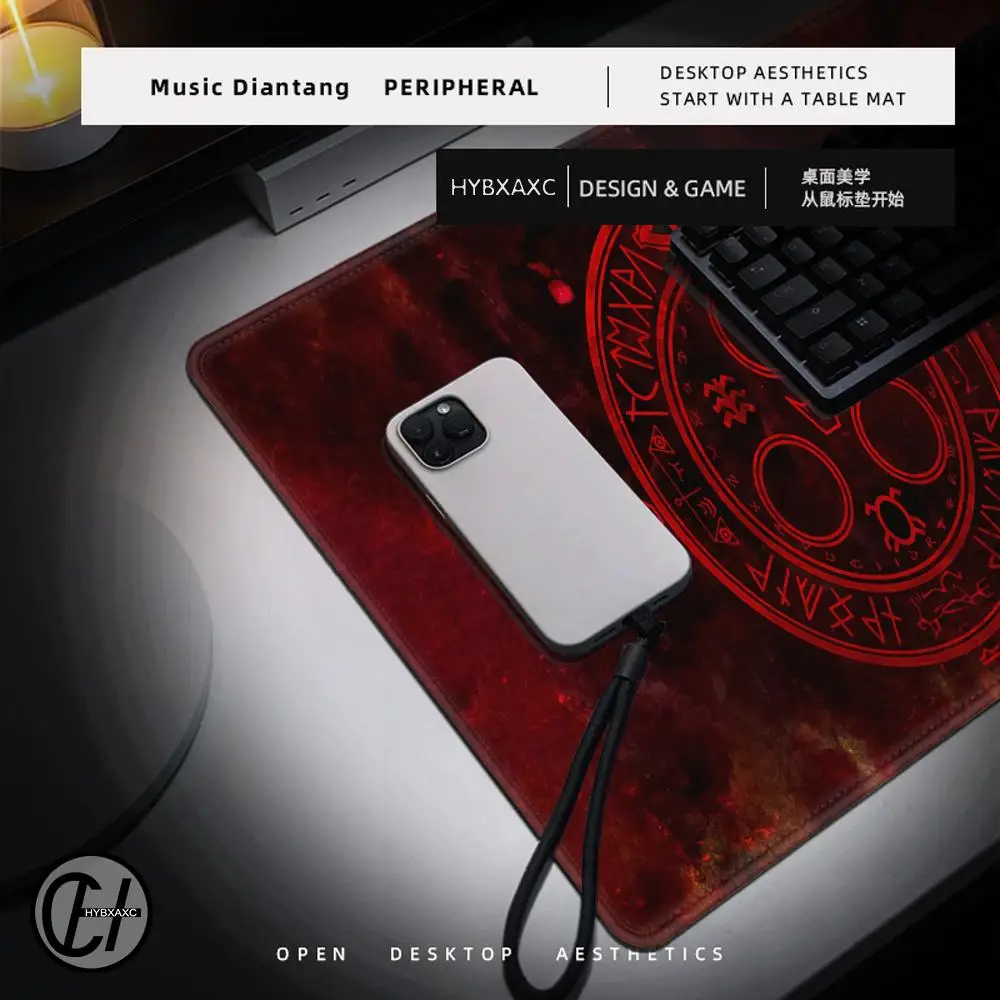 S_silent Hill 2 Mouse Pad Tapete de chão Mousepad Grande Computação de jogos Gamer PC Teclado Mouses Tapete XXL 1200x600mm mouse pad