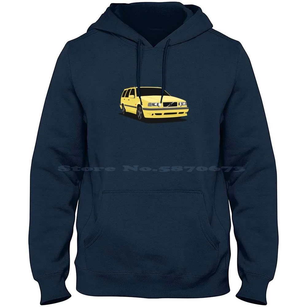 

850 T-5r 100% Cotton Hoodie 240 740 P1800 Estate Yellow Wagon 850 T5r Sports Racing