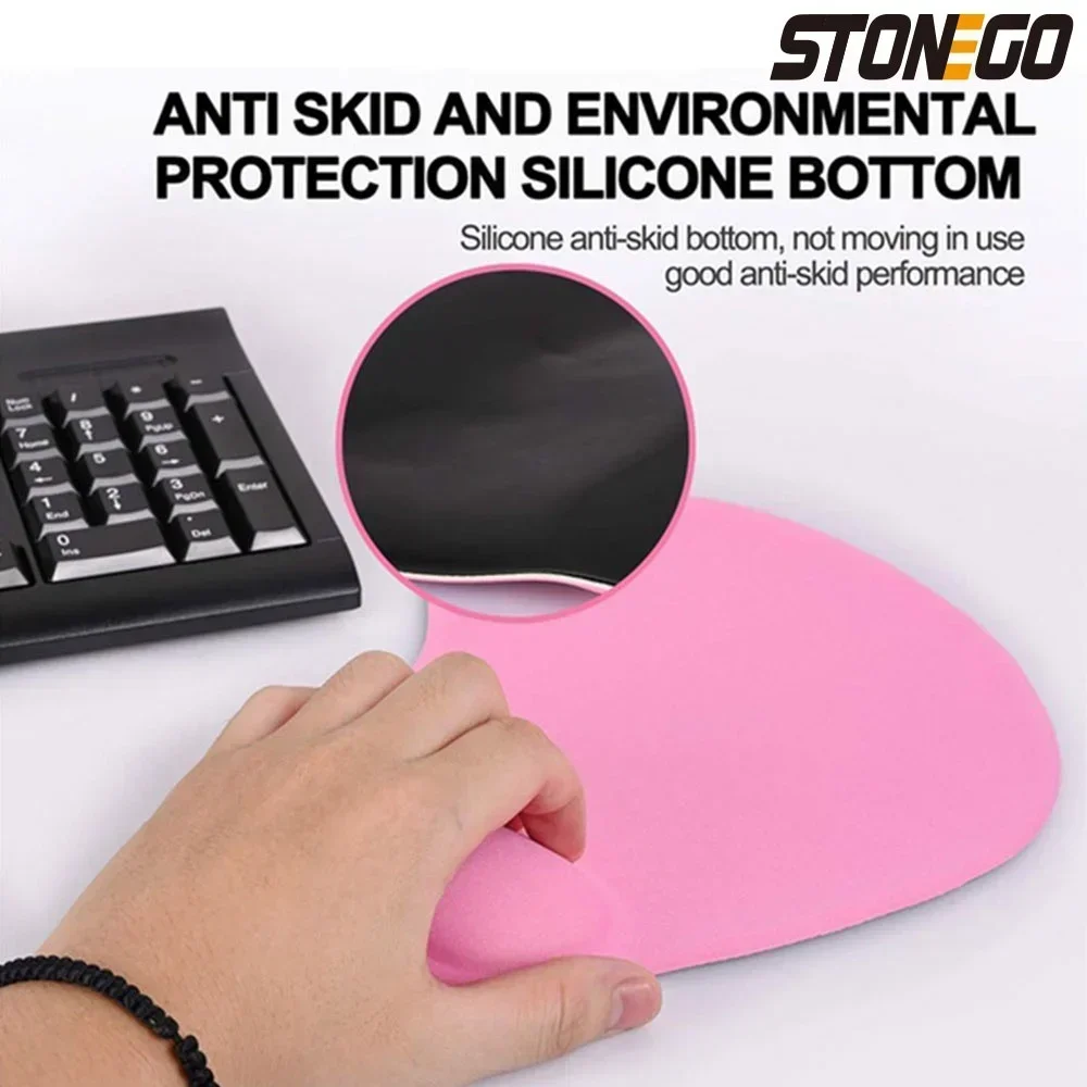 Ergonomic Memory Foam Wrist Rest Support Cushion for Office Computer Mouse Pad Gaming Mouse Pad Hand Pillow