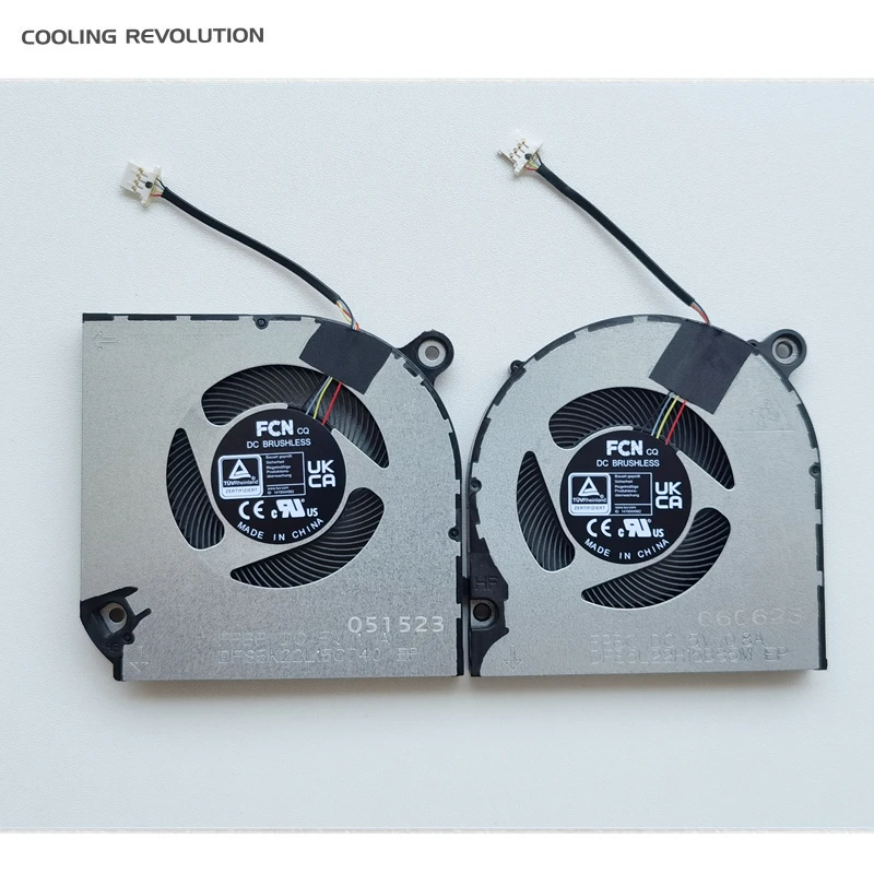 مروحة تبريد أصلية للكمبيوتر المحمول وحدة المعالجة المركزية وحدة المعالجة المركزية ، مناسبة لـ ACER Aspire 76G N22Q3 5V FPBC 0.8A FPBP 1A DFS5L22H15B85M DFS5K22L15C740 ، جديدة #1