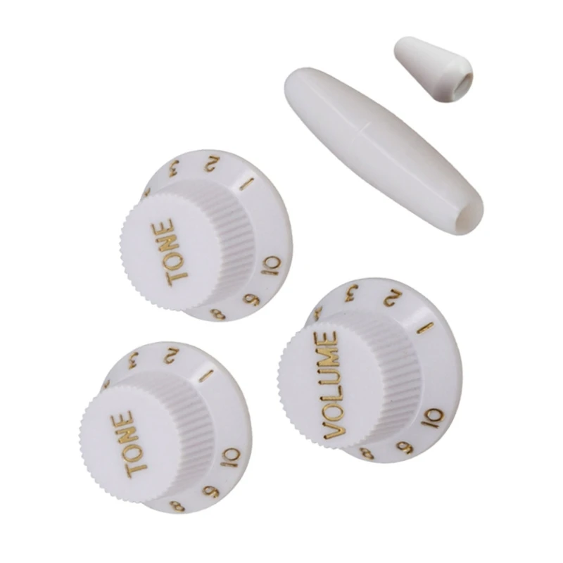 

Plastic Guitar Knobs Plastic Texture for Electric Guitar Volumes and Tone Control