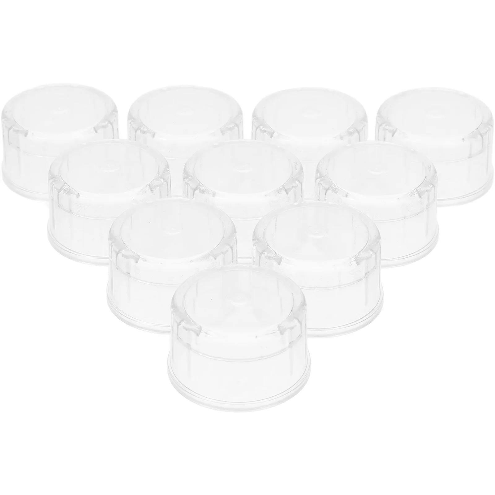 

10 Pcs Shaker Cups Large Cocktail Shakers Trundle Bed Press Lid Non Spill Cap Lids For Caps Round