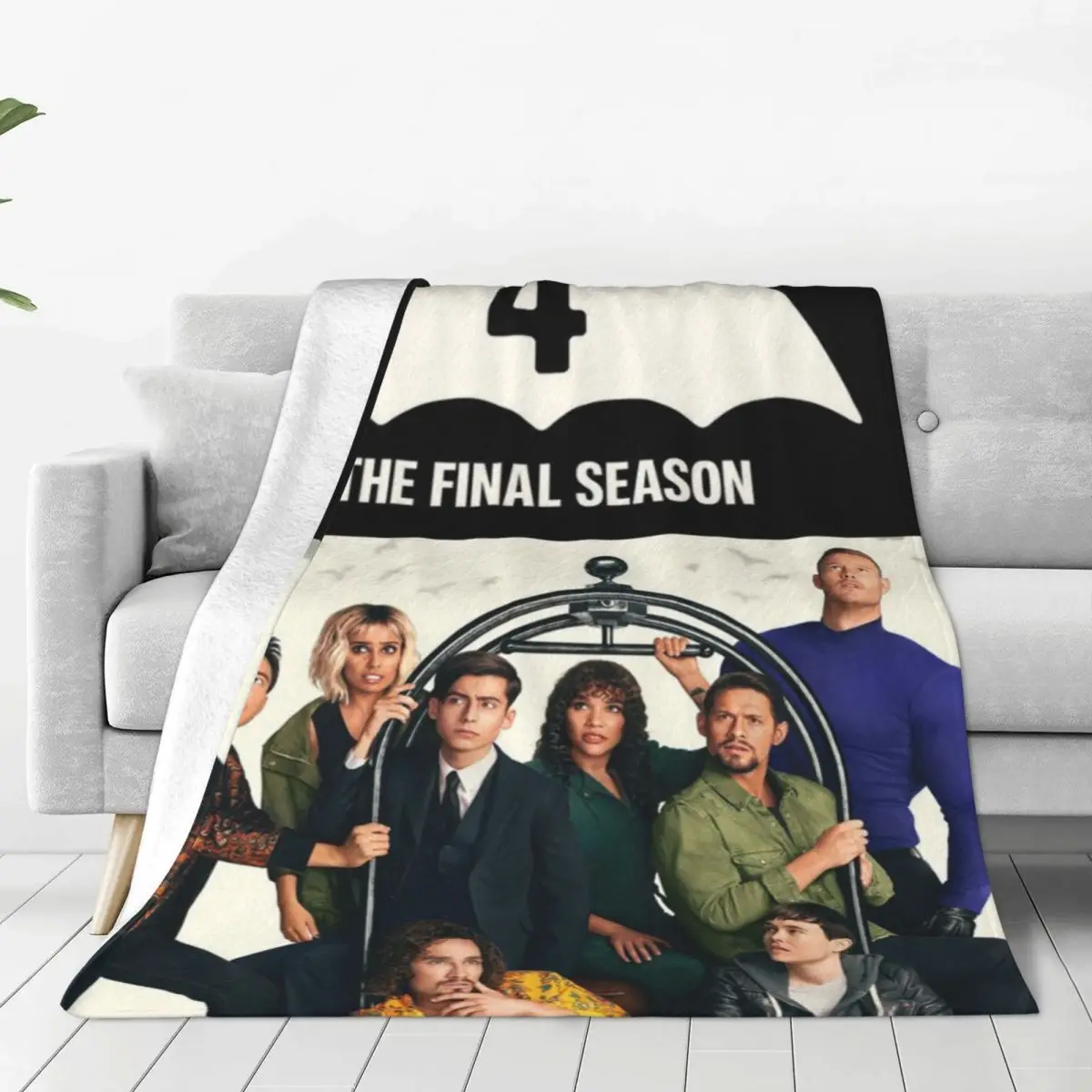 

Superpower TV The Umbrella Academy Blanket Spaceboy Camping Flannel Throw Blanket Warm Soft Bedroom Custom Bedspread Gift