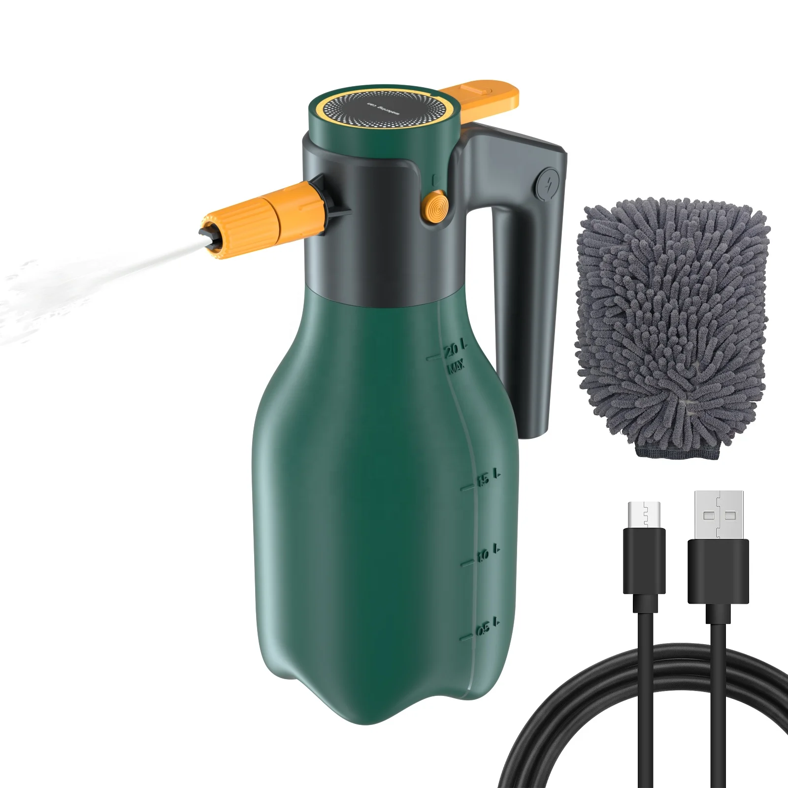 

New Product Car Accessories 2L Electric Bottle Sprayer Automatic Pump Sprayer Rechargeable Watering Can for Cars and Plants