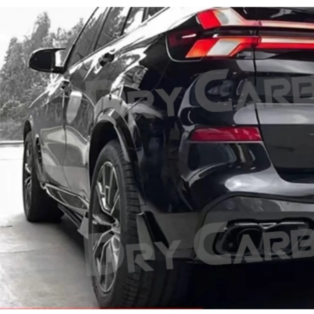 

Карбоновые боковые сплиттеры-накладки на задний бампер, ABS-крылья-спойлеры, аксессуары для тюнинга BMW X5 G05 M Sport 2019+