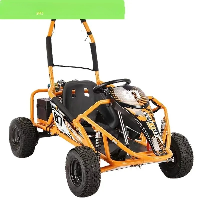 

Children's go-kart, new four-wheel bearing steering wheel field 125CC all-terrain vehicle