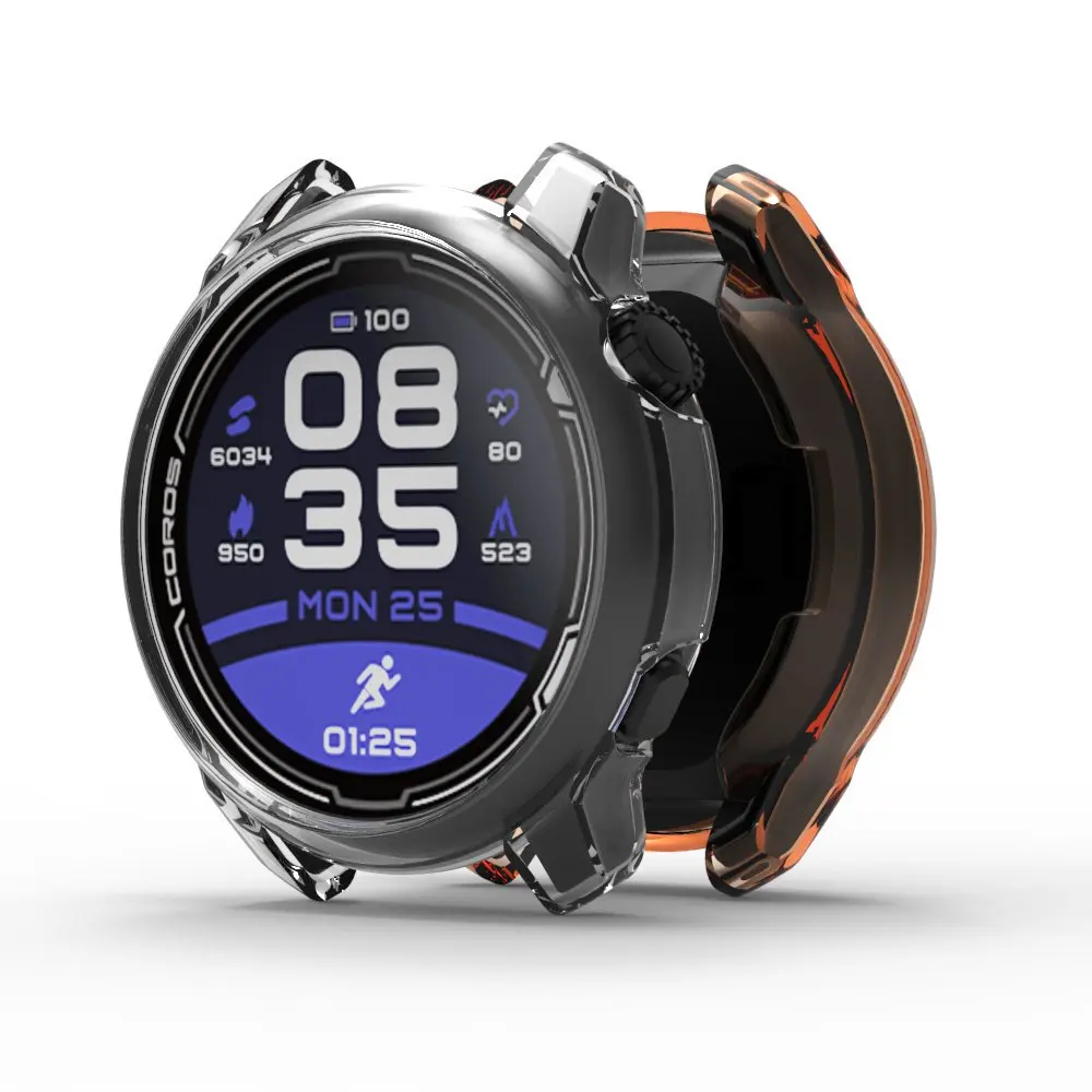 Прозрачный защитный чехол из ТПУ для COROS Pace 2 3, защитная рамка, бампер, защита от царапин, противоударный