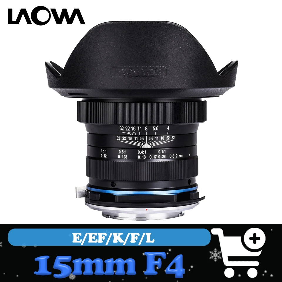 

Широкоугольный объектив Laowa 15 мм F4 со звездным небом, полнокадровый макрообъектив для Sony E Canon EF Pentax K Nikon F и L крепление