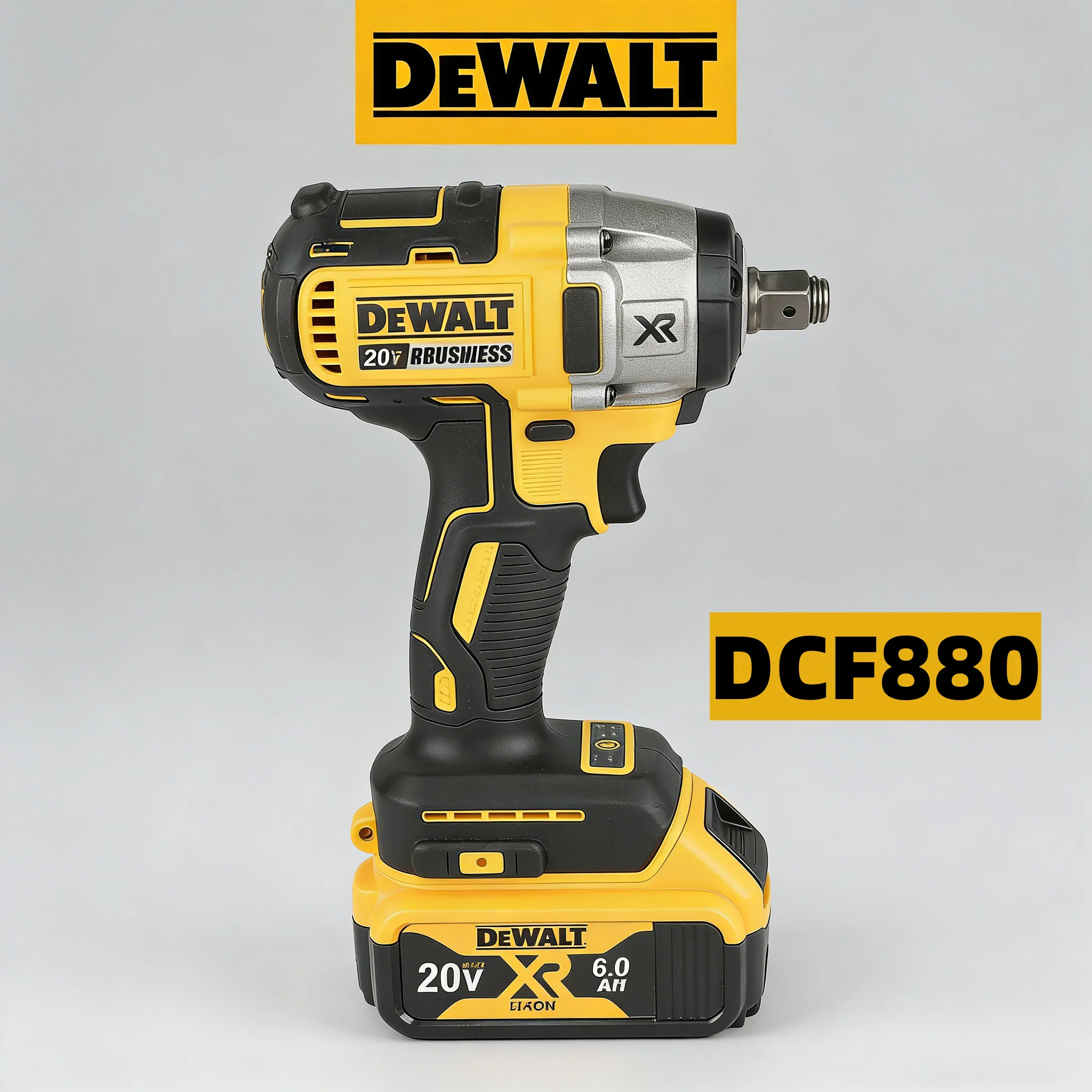 

Аккумуляторный гайковерт DeWalt DCF880 205Н·м Аккумуляторный многофункциональный портативный беспроводной ударный электроинструмент M 20V, бесщеточный электрический гайковерт