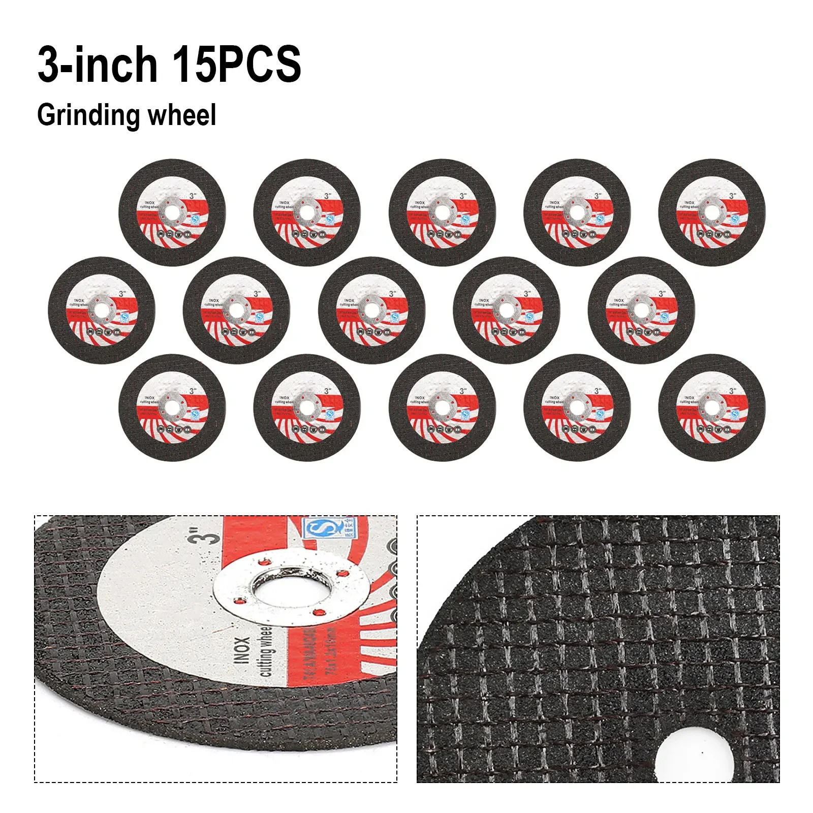 Cutting Wheel Cutting Disc 1.2mm High Quality Practical Resin 10mm 15pcs 75mm Circular Composite Corundum Abrasive