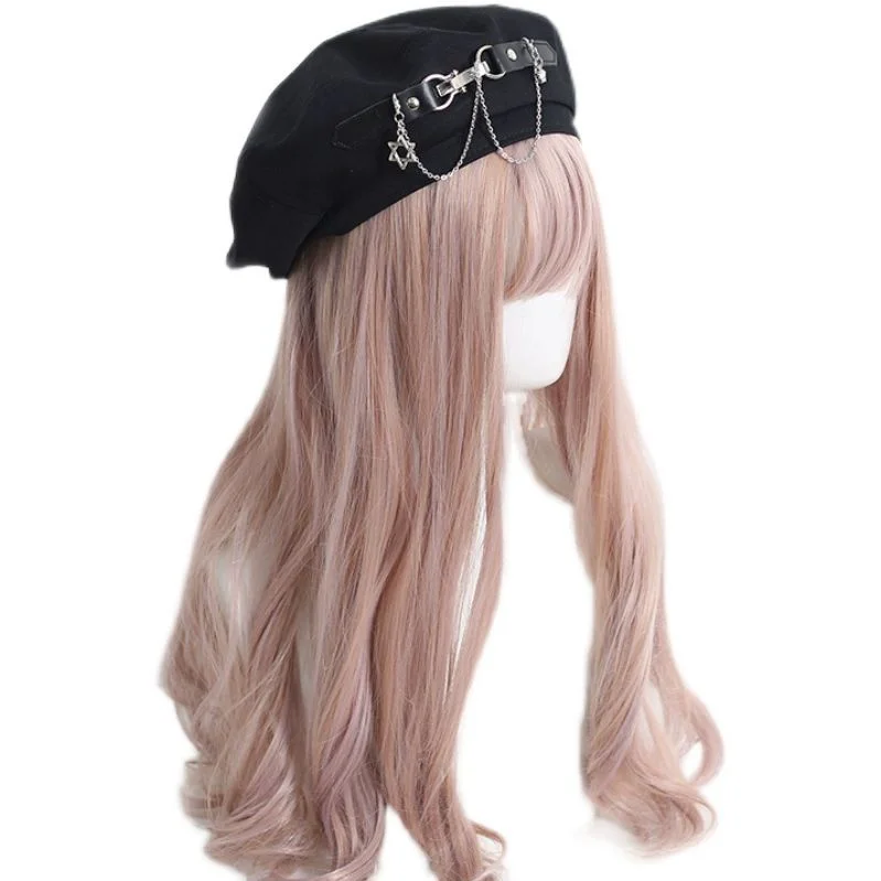 

Берет женский черный стильный восьмиугольный шапка на осень дышащий элегантный ретро-стиль художника.