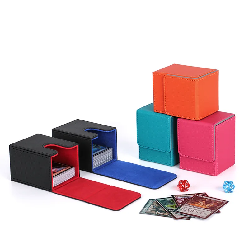 

Trading Card Deck Box Storage Hobbies Protective for Durable Baseball Card for 100+ Cards Card Holder Display Cards Case