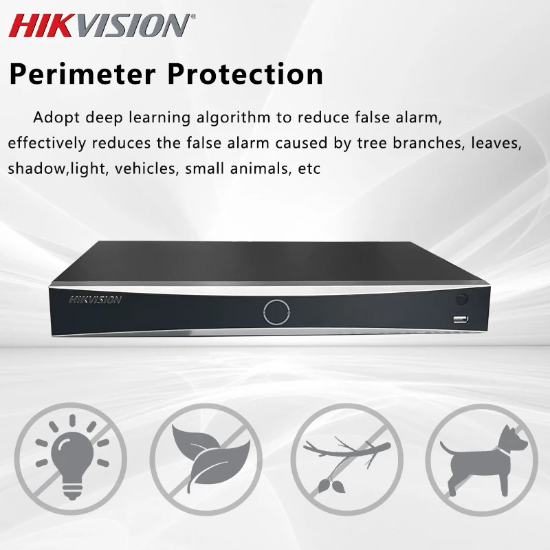 Hikvision DS-7608NXI-K1/8P DS-7604NXI-K1/4P 4/8CH PoE AcuSense 4K NVR Support ANPR Facial recognition perimeter protection CCTV