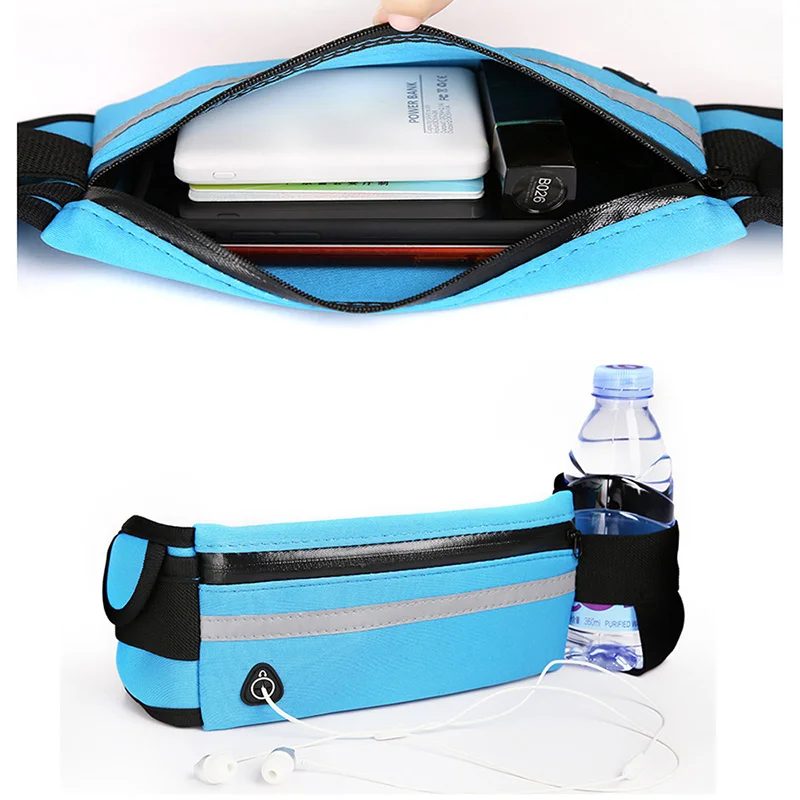 Sports Waist Bag Dog Walking Leash Outdoor Dog Walking Reflective Telescopic Leash Dog Explosion-proof Running Leash