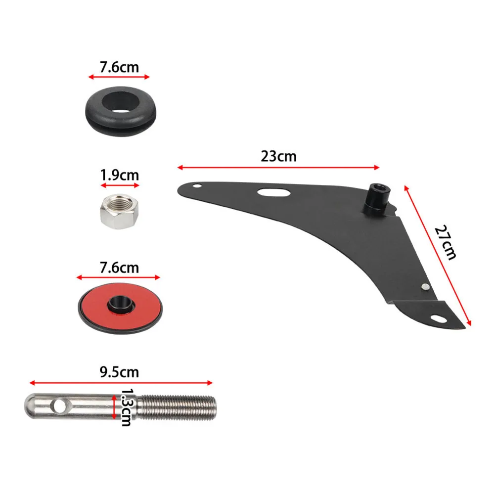 Hood Pin Kit for Dodge For Challenger 2008 2009 2010 2011 2012 2013 2014 2015 2016 with Stainless Steel Pins and Hooks view 6