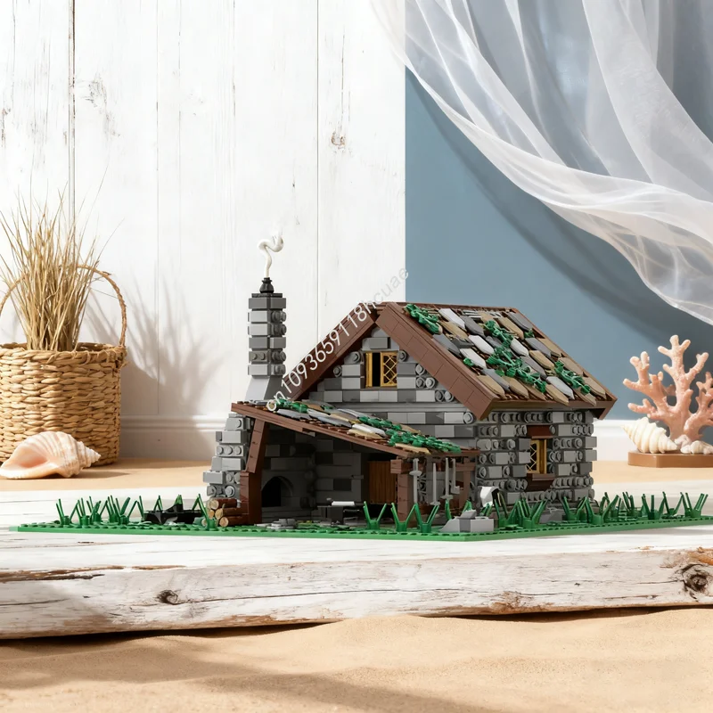 1849 個 MOC 中世の鍛冶城モデルビルディングブロックおもちゃ建設組み立て教育クリスマスギフトレンガ子供の誕生日