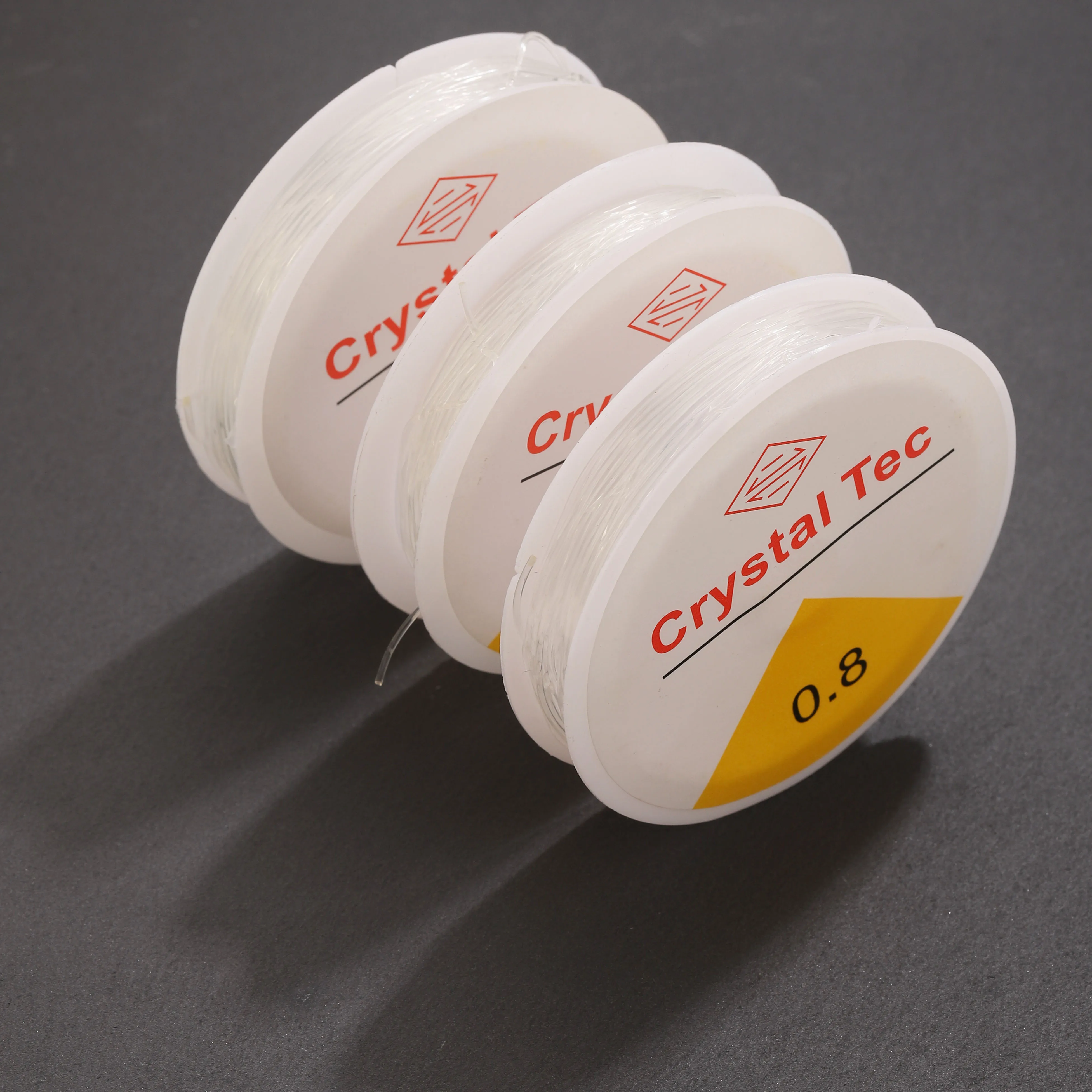 

0.8mm Crystal Tec Transparent Elastic Cord Stretch Beading String for DIY Bracelet Necklace Jewelry Making Accessories Wholesale