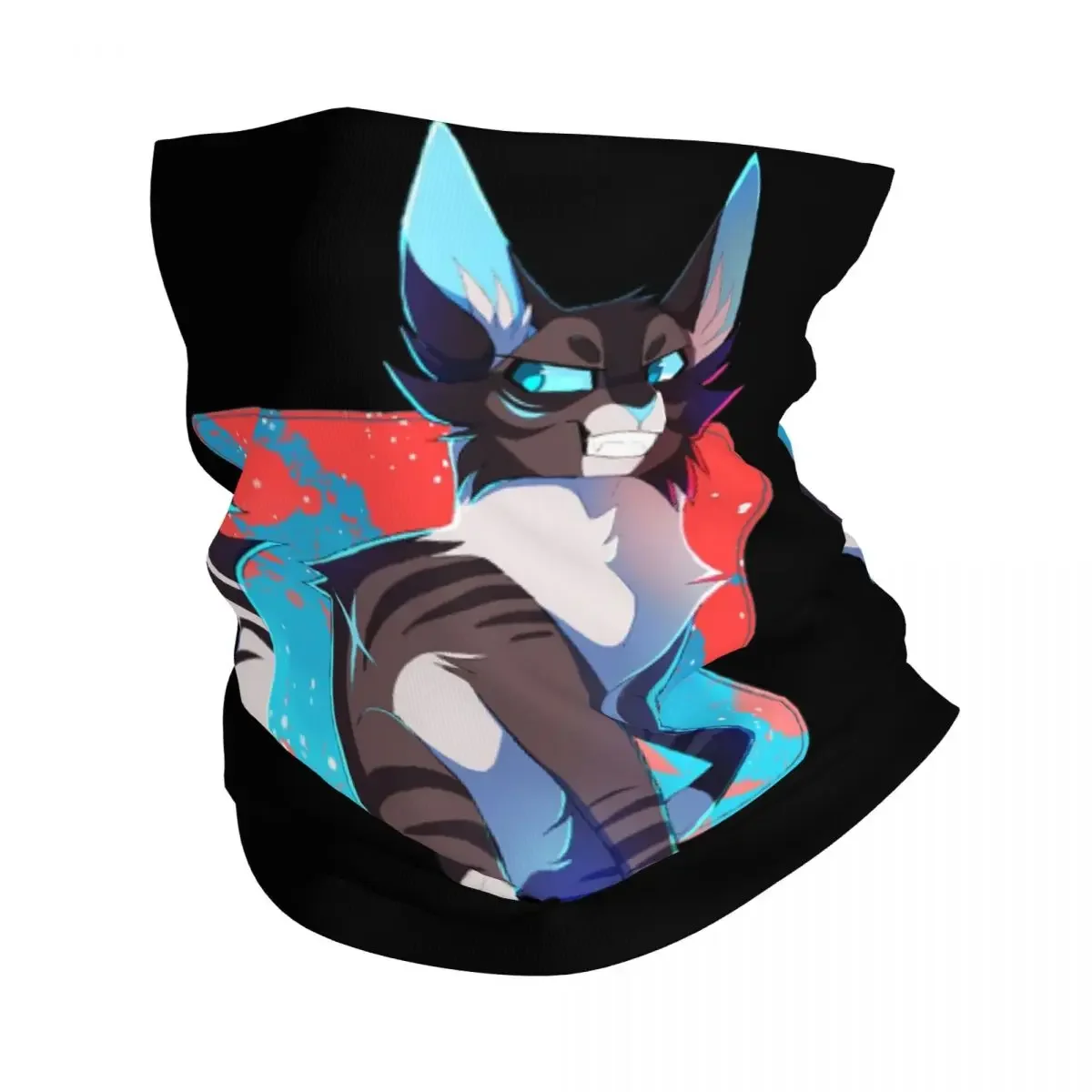 Hawkfrost Warrior Cats Bandana cubierta para el cuello máscara impresa bufanda sombreros multiusos deportes al aire libre Unisex adulto a prueba de viento