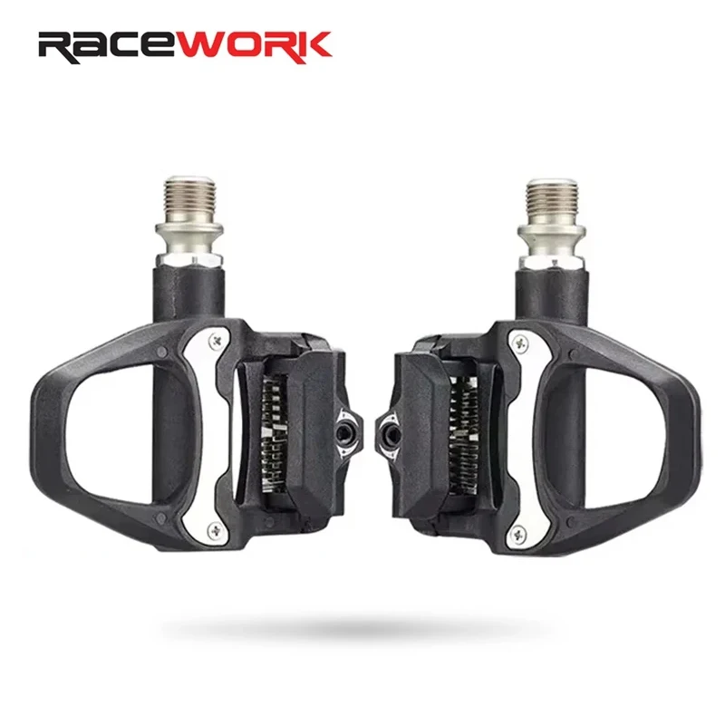 Road Bike Lock Pedal Ultra Light Bearing Peilin Pedal Bike Self-Locking Pedal LOOK System and for SP* System with Locking Plate