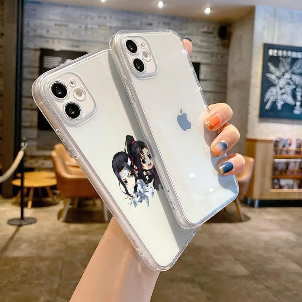Mo DAO Zu Shi Phone Case FOR IPhone 15 14 13 12 11 Pro 14 15 Plus 13 Pro MAX XR XS Woman Transparent Covers