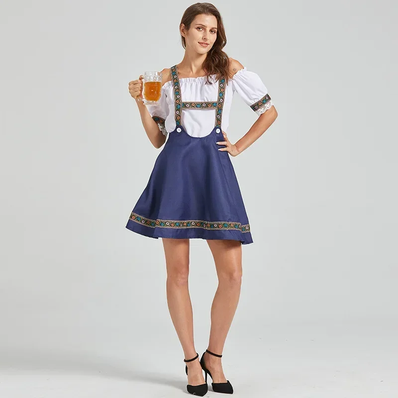 

Women's Bavarian Beer Festival Costume German Oktoberfest Carnival Dress Traditional Clothing