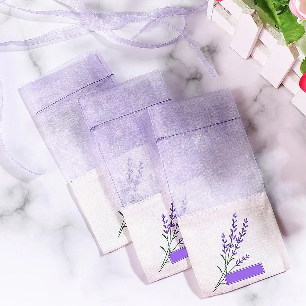 15pcs  Lavender Sachet Empty Bags For Scent Bulk Pouch Sachets Dried Pouches Closet Freshener Drawer Scented Sachets