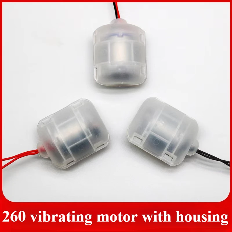 Micro Mini R260 Vibration Motor DC 3V 5V 12V With housing Vibrator For Electric Massager Vibrating Frog Feeder Strong Vibrator