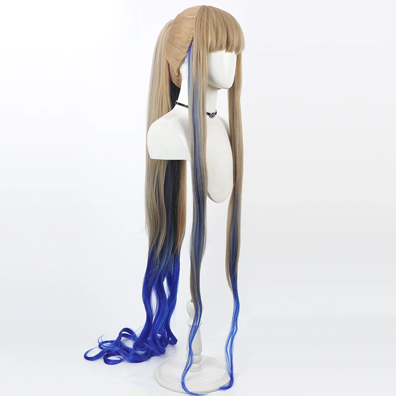أنيمي FGO ممر نيمو نوح كوس شعر مستعار تأثيري هالوين كرنفال الدعائم الطرف الشعر الاصطناعية ألياف مقاومة للحرارة + غطاء شعر مستعار #3
