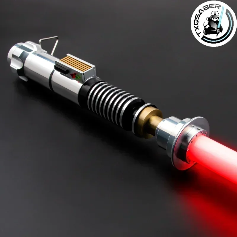 

TXQSABER Luke EP6 Smooth Swing Lightsaber Metal Hilt for Heavy Dueling Color Changing Sounds Force Blaster Jedi Laser Sword Toys