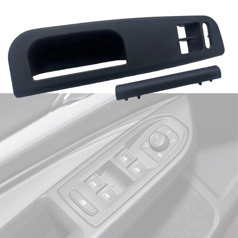 

Крышка панели дверной ручки автомобиля, внутренняя крышка, передняя левая декоративная боковая полоса, замена для VW Golf IV 3B1867171D 3B0867175