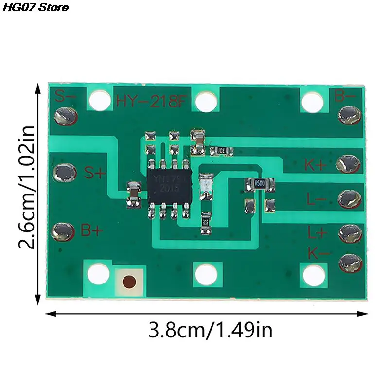 1PC Universal Headlamp Circuit Board 3.7V Zoom Fixed-focus Headlamp Circuit Board Strong And Weak Flash Three Gears