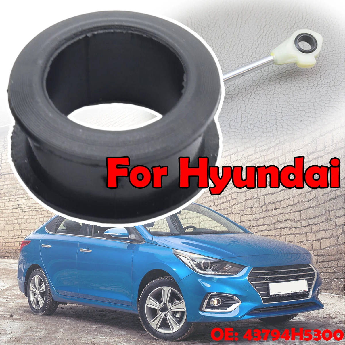 

Gear Shifter Cable Linkage Bushing For Hyundai Solaris Accent Sleeve Both Ends Grommet Fix Durability Car Accessories 43794H5300