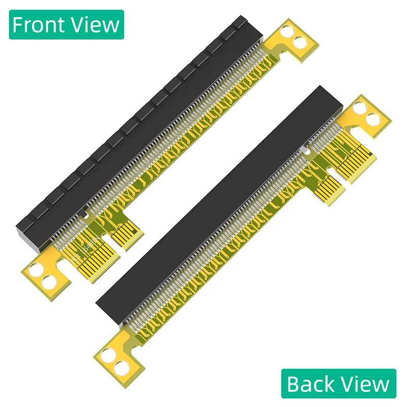 PCIE X1 to X16 Riser Card PCI Express 1X to 16X Slot Extender Adapter Converter Board Connector Male to Female for Graphics Card