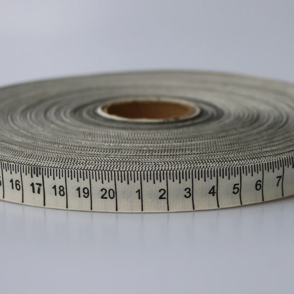 100 Yards 12MM OR 15MM Handmade Wholesale Zakka Ruler Label Ribbon Sewing tape 100% Cotton Ribbon The Most Preferential Price