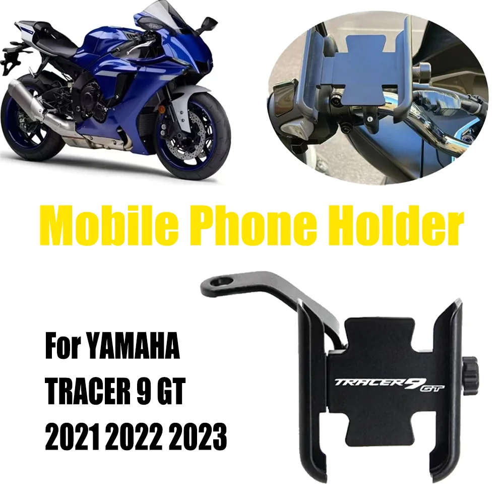 

For YAMAHA TRACER 9 GT Tracer 9 gt 2021 2022 2023 Motorcycle Accessories Mirror Handlebar Mobile Phone Holder GPS Stand Bracket