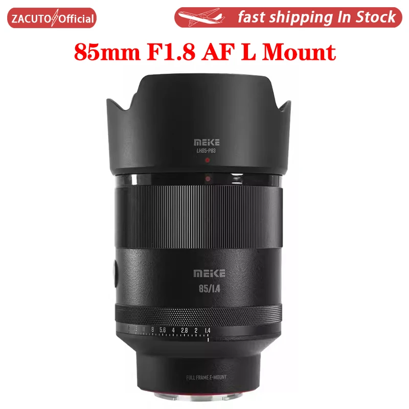 

Meike 85 мм F1.8 AF L Mount Full Frame STM Средний телефото Прайм портретный объектив для камер Panasonic/ Sigma/ Leica