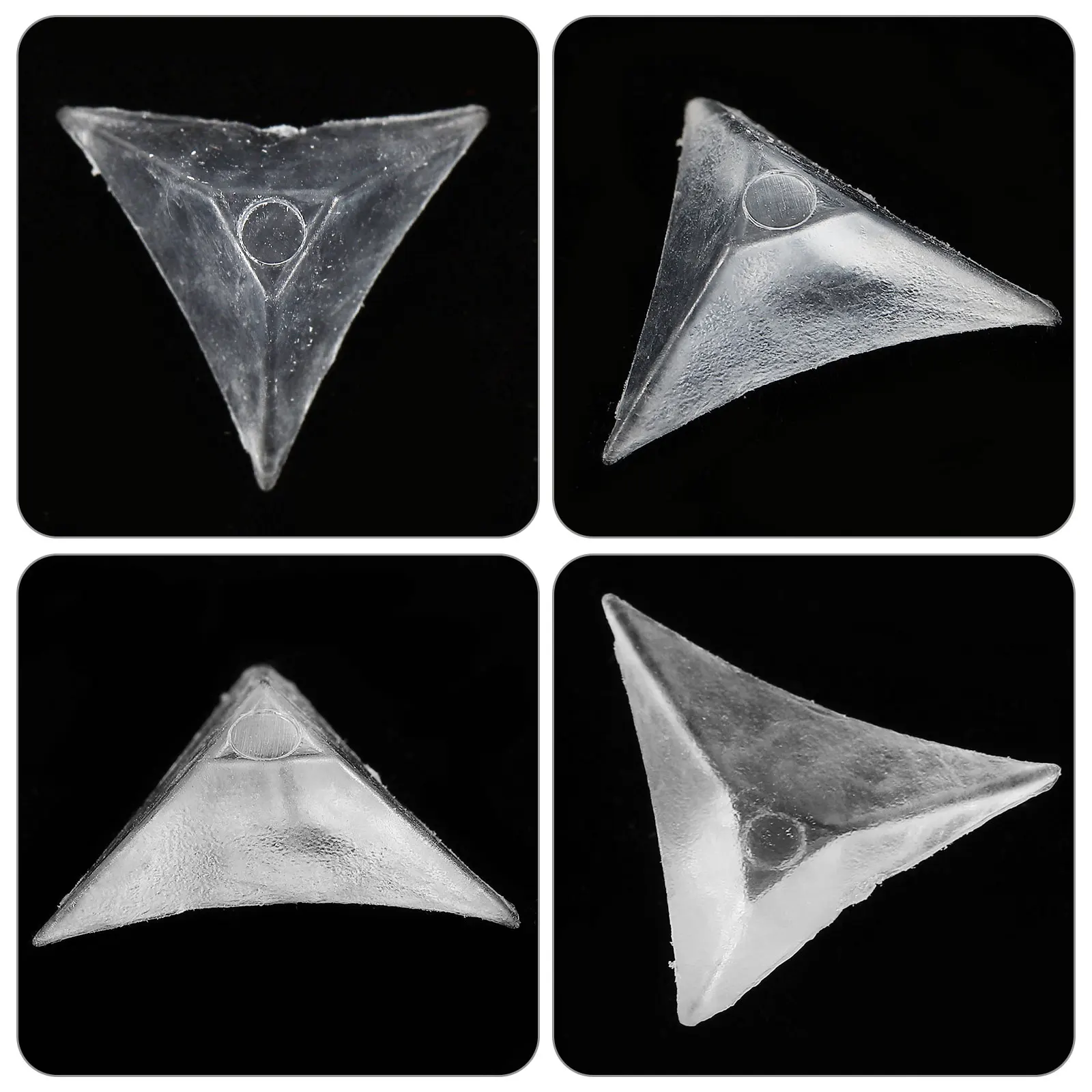 

300Pcs Durable Triangle Corner Edge for Furniture Drawers Prevents Falling Corners Home Improvement Clear Corner Edge