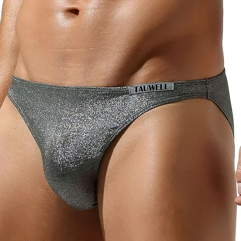 

Мужское сексуальное короткое нижнее белье, блестящие эротические манкини для геев, молодежные трусы с низкой посадкой и U-образной выпуклой сумкой, быстросохнущие эластичные удобные тонкие трусы танга