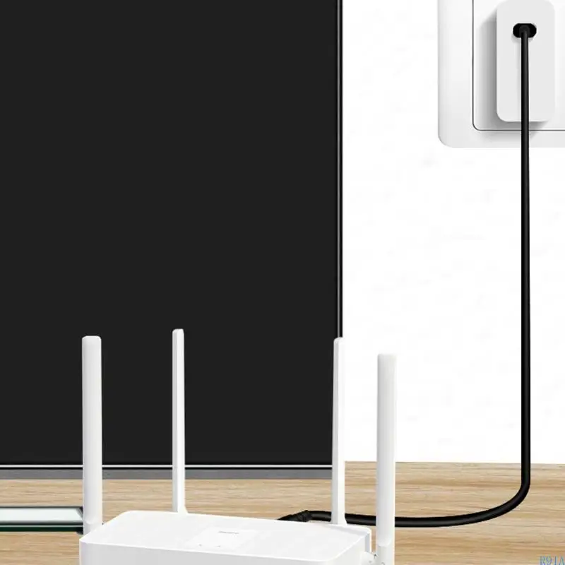 R91A Universal Tipo-C PD a 12V 5.5x2.5mm Cordão conversor para o roteador câmera CCTV alimentação Tipo C Tipo-C