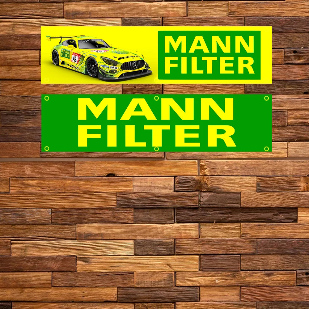 WinBanner 2x8 Fts Mann Filter Banner Flag Garage or Outdoor For Decoration