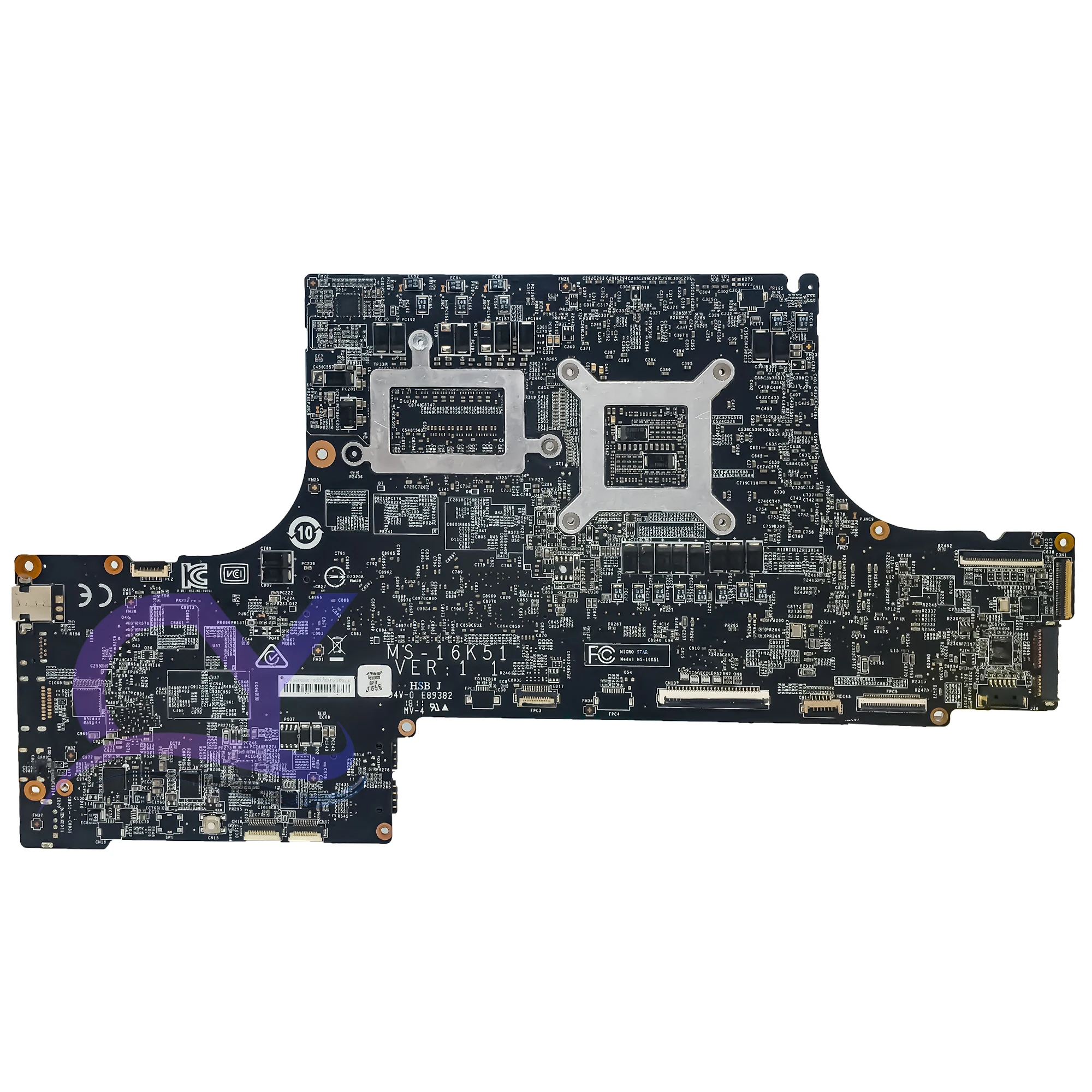 MS-16K51 Laptop Motherboard For Msi Oem Stealth GS63 GS63VR 8RE MS-16K5 Mainboard With i5-8300H i7-8750H GTX1060/V6G