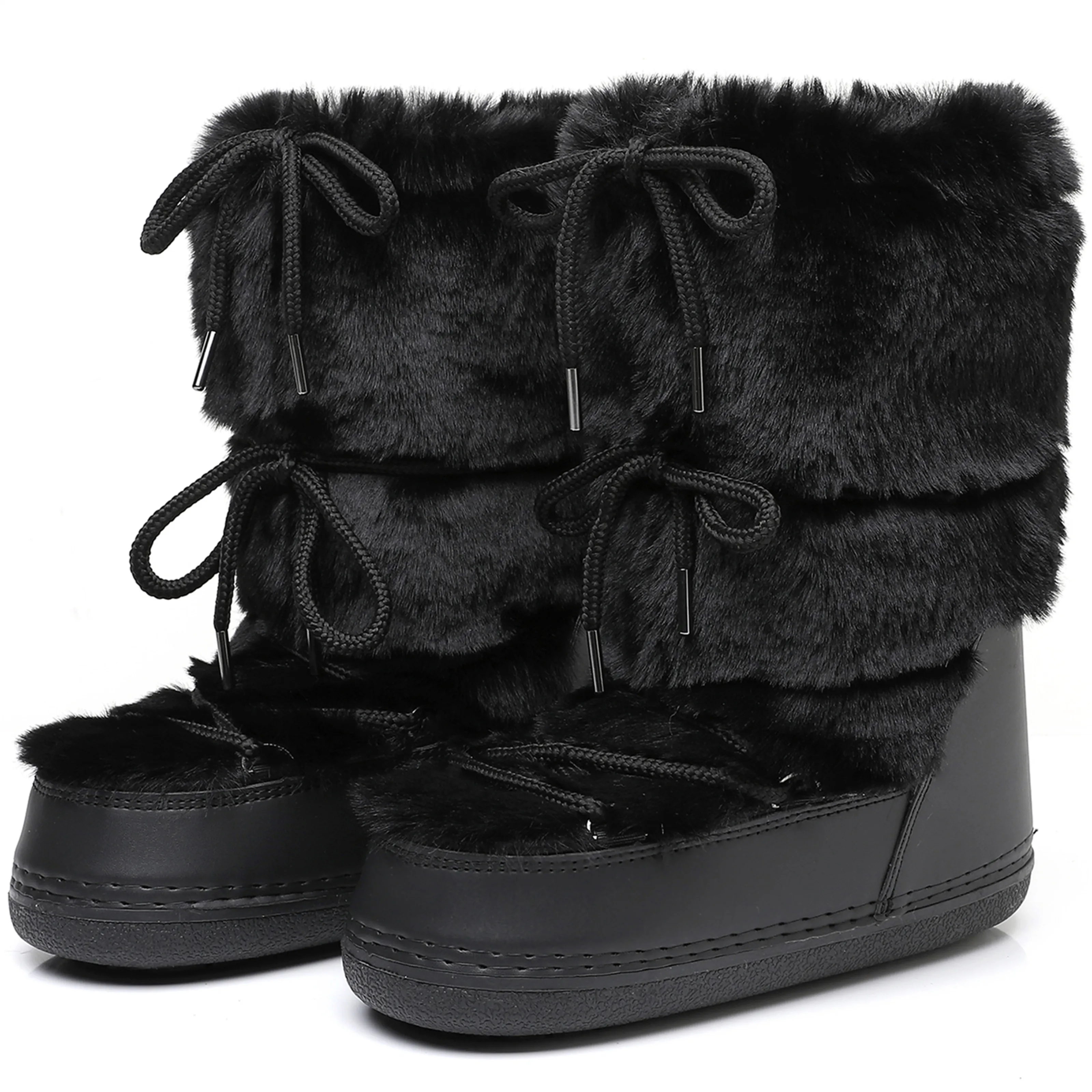 Women’s Fluffy Faux Fur Snow Boots 4