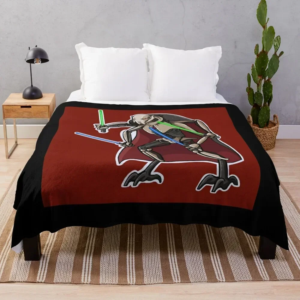 

General Grievous chibi Premium Scoop Throw Blanket Extra Large Throw Soft Beds Beautifuls Sofa Throw Blankets