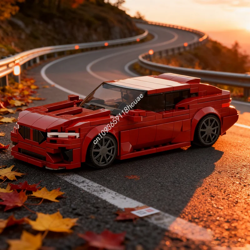 

367 шт. MOC BMWedd Speedtop City Champions, модель строительных блоков, игрушка, конструкция, сборка, креативная идея, рождественский подарок для детей